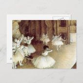 Degas' Rehearsal on Stage Briefkaart (Voorkant / Achterkant)