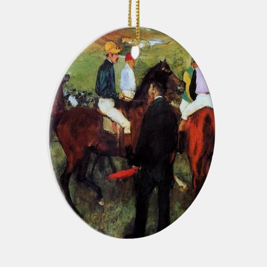 Degas - Renpaarden Kerst Ornament (Rechts)
