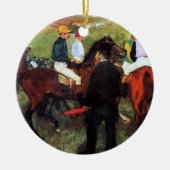 Degas - Renpaarden Kerst Ornament (Voorkant)