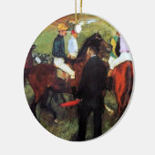 Degas - Renpaarden Kerst Ornament (Links)