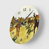 Degas: Renpaarden voor de tribunes Ronde Klok (Hoek)