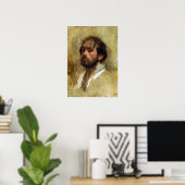 Degas - Self-Portrait Poster (Thuiskantoor)