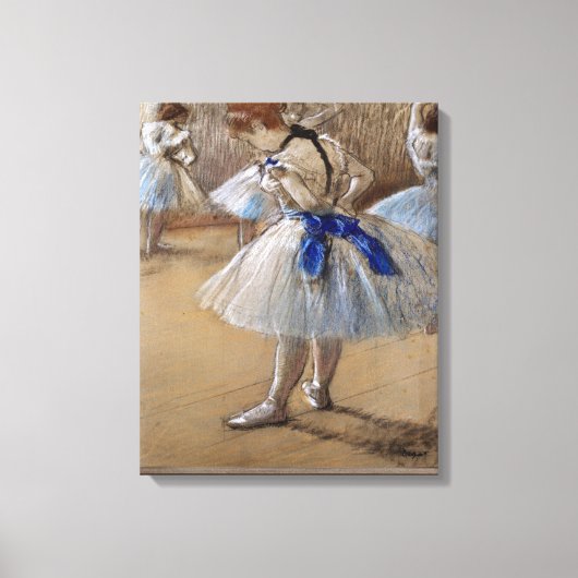 Degas Studie van een Danser  Canvas Afdruk (Voorkant)