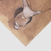 Degas - Studies van een Jockey Decoupage Tissuepapier (Detail)