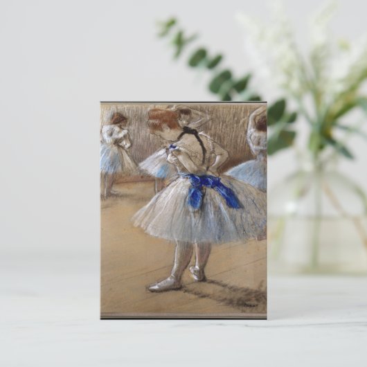 Degas Study of a Dancer Briefkaart (Staand voorkant)