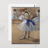 Degas Study of a Dancer Briefkaart (Voorkant / Achterkant)