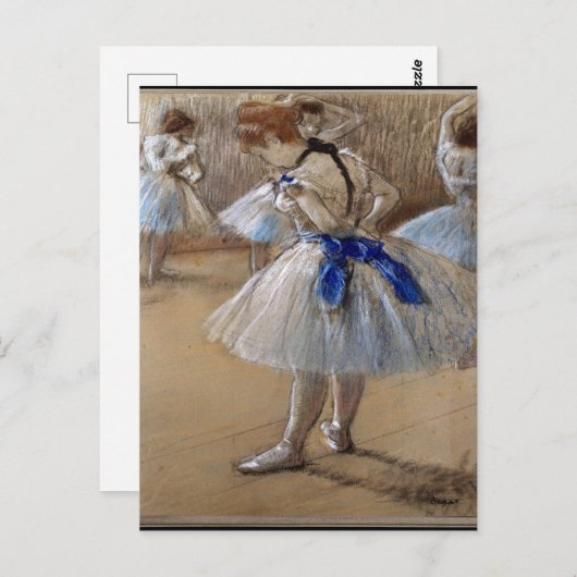 Degas Study of a Dancer Briefkaart (Voorkant / Achterkant)