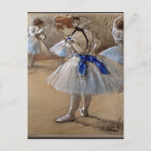 Degas Study of a Dancer Briefkaart (Voorkant)