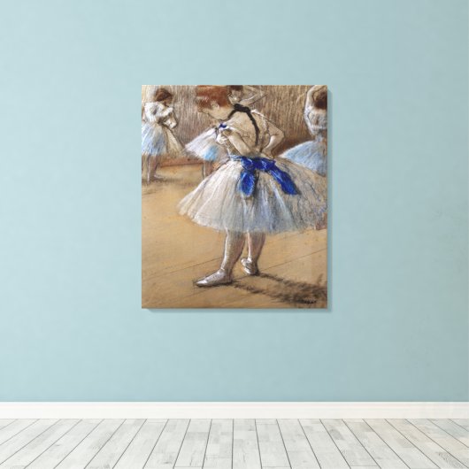 Degas Study of a Dancer Canvas Afdruk (Insitu (Houten vloer))