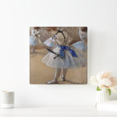 Degas Study of a Dancer Vierkante Klok (Huis)