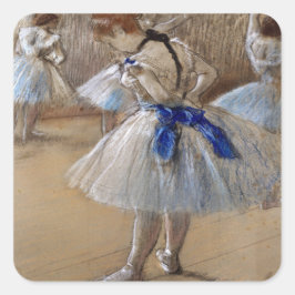 Degas Study of a Dancer Vierkante Sticker