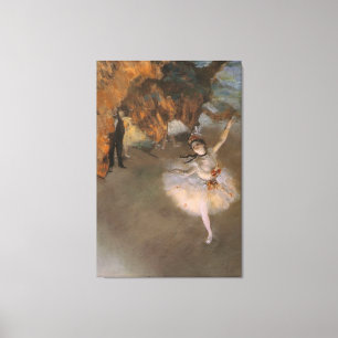 Degas The Star Canvas Afdruk