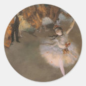 Degas The Star Ronde Sticker (Voorkant)