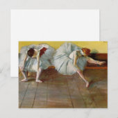 Degas Two Ballet Dancers Briefkaart (Voorkant / Achterkant)
