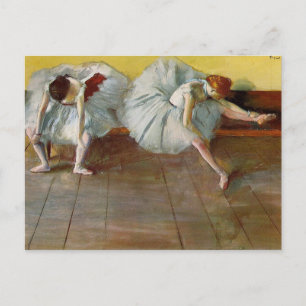 Degas Two Ballet Dancers Briefkaart