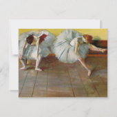 Degas Two Ballet Dancers Invitations Kaart (Voorkant)