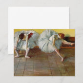 Degas Two Ballet Dancers Invitations Kaart (Voorkant / Achterkant)