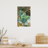 Degas - vóór de gordijn Call 1892 Poster (Keuken)