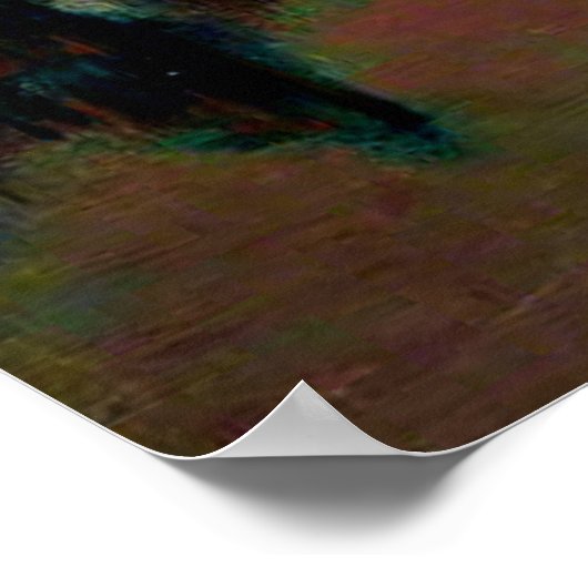 Degas - Voor de Uitvoering Poster (Hoek)