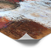 Degas - Vrouw die haar rug sponsze Poster (Hoek)