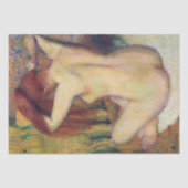 Degas - Vrouw kammen haar haar Decoupage Tissuepapier (Voorkant)