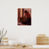 Degas - Vrouw Strijkt Poster (Keuken)
