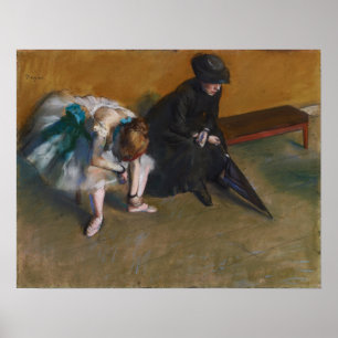 Degas - Wachten Poster