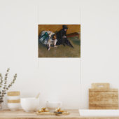 Degas - Wachtend Poster (Keuken)