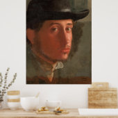Degas, zelfportret poster (Keuken)