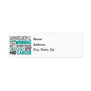 Degene die Cervical Cancer zei Etiket
