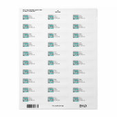 Degene die Cervical Cancer zei Etiket (Full Sheet)