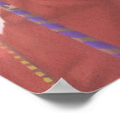 Degene die de Indiaanse kunst print gaapt (Hoek)