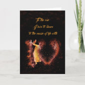 Degene die ik hou 5x7 gevouwen Wenskaart Kaart (Voorkant)