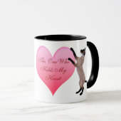 Degene die mijn hart Mok vasthoudt (Voorkant rechts)