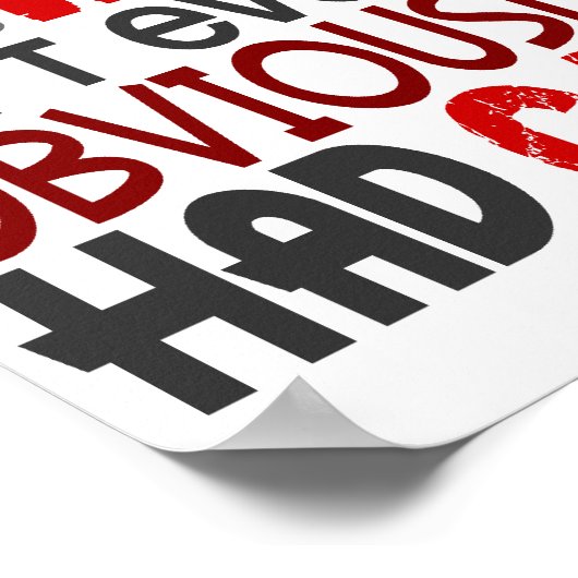 Degene die Orale Kanker zei Poster (Hoek)