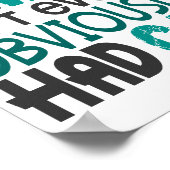 Degene die Ovarian Cancer zei Poster (Hoek)