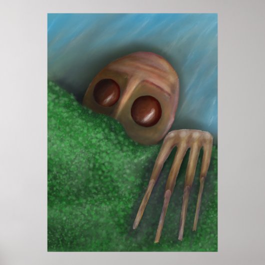 Degene die van onderen toekijkt poster (Voorkant)