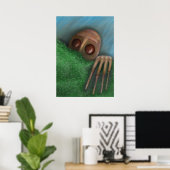 Degene die van onderen toekijkt poster (Thuiskantoor)