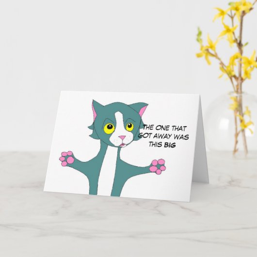 Degene die wegkwam was... kaart (Gele Bloem)