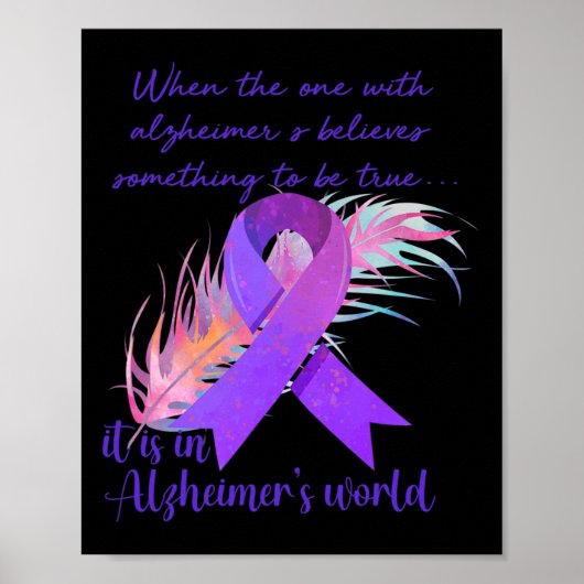 Degene met Alzheimer gelooft dat het in Alzheimer  Poster (Voorkant)