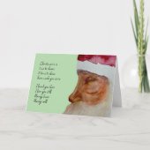 Degene waar ik van hou met kerst feestdagen kaart (Voorkant)