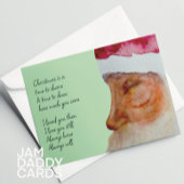 Degene waar ik van hou met kerst feestdagen kaart