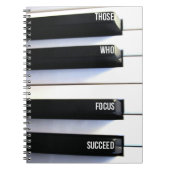 Degenen die de nadruk leggen op succesvolle notebo notitieboek (Voorkant)