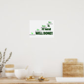 Degenen die "de trap nemen" poster (Keuken)