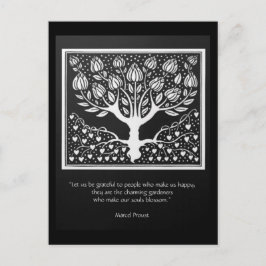 Degenen die de ziel laten bloeien briefkaart