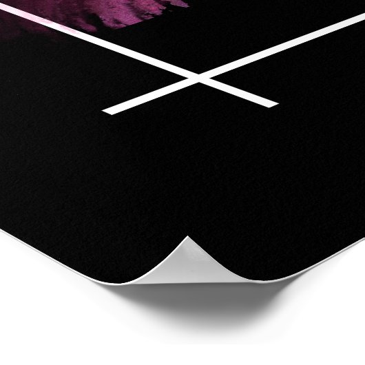 Degenen die niet geloven in Magic - editable text  Poster (Hoek)