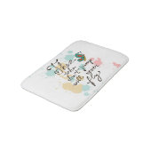 Degenen die niet springen zullen nooit vliegen badmat (Gekanteld)