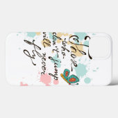 Degenen die niet springen zullen nooit vliegen Case-Mate iPhone case (Achterkant (horizontaal))