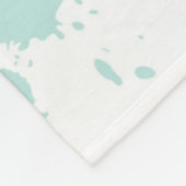 Degenen die niet springen zullen nooit vliegen fleece deken (Hoek)