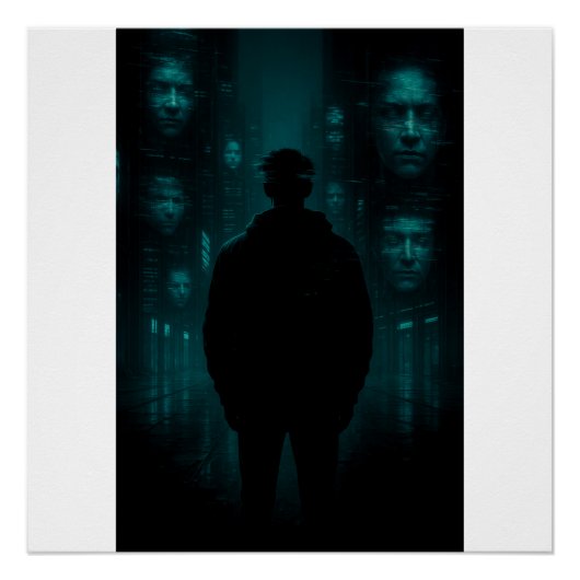 Degenen die nu naar je kijken perfect poster (Voorkant)